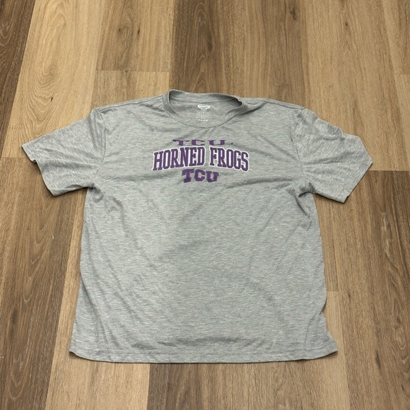 Gray TCU Horned Frogs T-Shirt size L - Picture 1 of 2